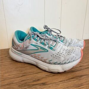 Size 9.5- Women’s Brooks Glycerin 20 Oyster Latigo Bay W Running Shoes Sneakers